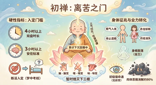 初禪(一) - 禪定境界圖解